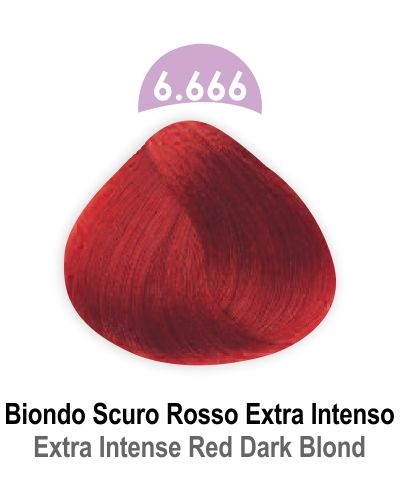 Multi Complex Color tartós hajfesték (Hyaluron savval) – 6.666 Sötét Szőke Extra Intenzív Vörös - Image 2